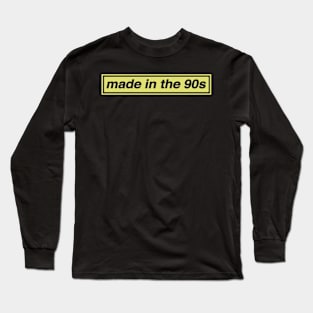 Yellow Made in the 90s Long Sleeve T-Shirt